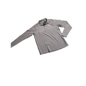 Under Amour Gray 1/4 Zip Pullover Loose Athletic Top NWT Women's Size XL